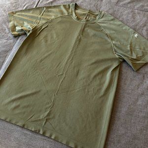 Fabletics Mens - The Training Day Tee - Large - Olive